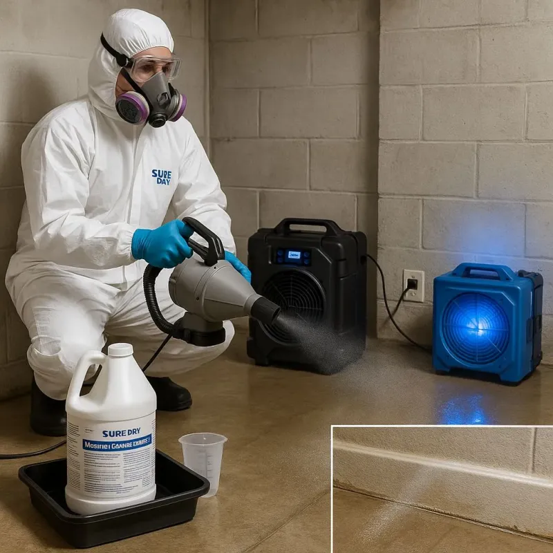 Sanitization and Odor Removal process in Alpha, NJ
